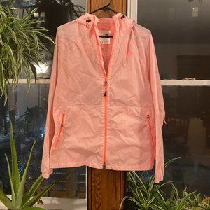 Pink North Face Rain Jacket